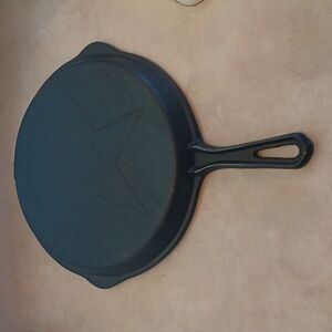 Vtg Lodge 4 In 1 Combo Cooker Cast Iron Lid Restored HTF